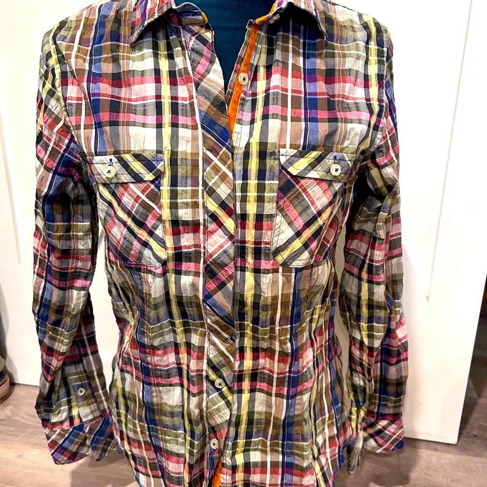 Ladies Arnold Zimberg Multicolor Plaid Shirt